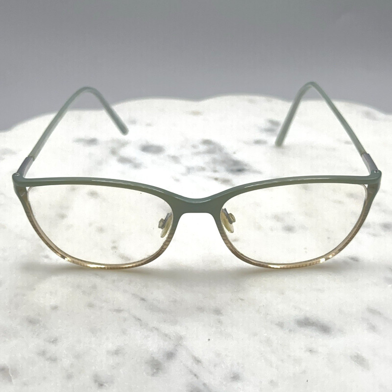 Aura by Airlock 3000 300 Cold Insert Green Fade Eyeglasses Frames Only 53-15-140