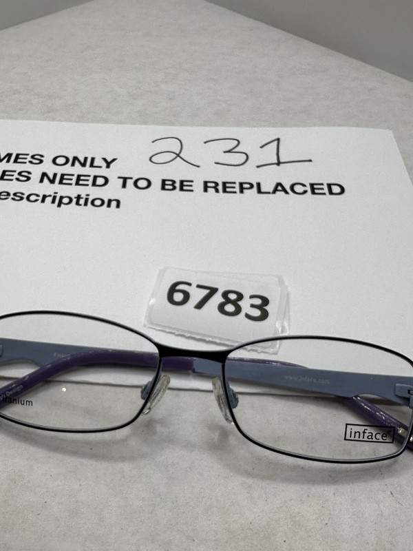 Inface Eyeglasses if 1141-059 51 16 titanium gallery