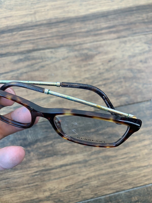 BURBERRY B2120 3002 Italy Brown Tortoise/Beige Plaid 53-16-135 Eyeglasses G65 gallery