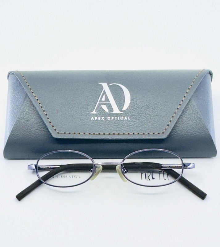 NEW FIRE FLY FF219 PURPLE Unisex Oval Full Rim Eyeglasses 42-17-130 B:24