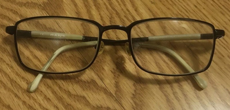 Gant G LEDGER Eyeglasses Full Rim Frame 54-18 140 Flex Spring Hinges EUC