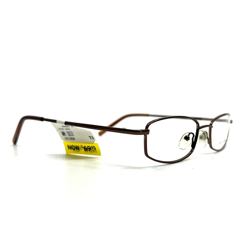 WM1017 BR Eyeglasses Frames brown Rectangular Full Rim 50-18-135 gallery