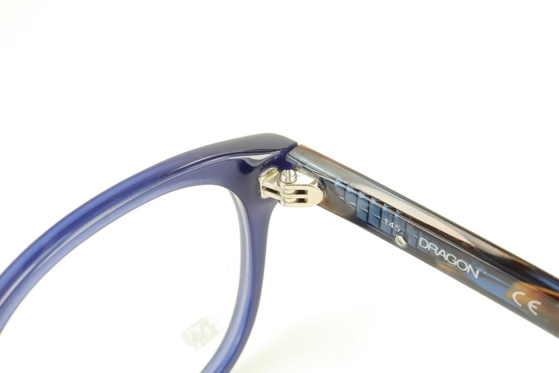 DRAGON DR131 SAMMIE 400 Blue / Brown Havana 48-19-145 Eyeglass Frames SMALL F90 gallery