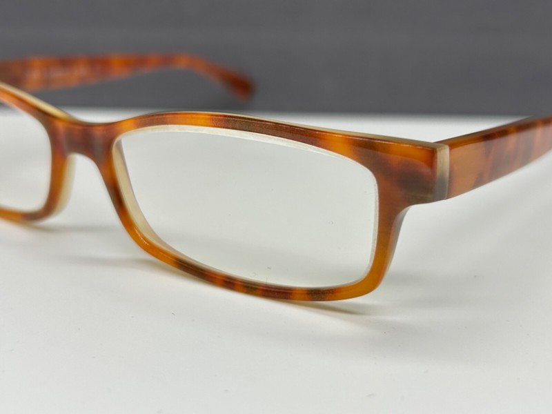 Wollenweber Horn Eyeglasses Frames woman men Brown Angular 3208 Kashmir Large Np gallery