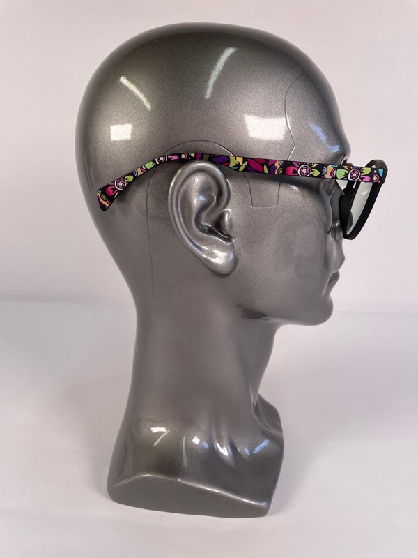 Zeelool VFT0271-13 Street-Artist Eyeglasses Frame 47-21-145 Black/Multicolor gallery