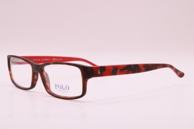NEW POLO RALPH LAUREN PH 2065 5601 HAVANA RED MATTE AUTHENTIC EYEGLASSES 54-16