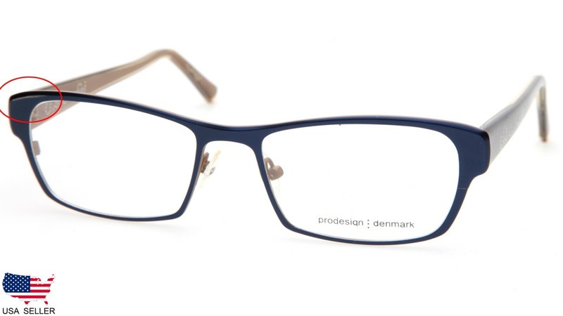 «READ» PRODESIGN DENMARK 5147 c.3431 BLUE EYEGLASSES FRAME 52-17-139 B32mm Japan