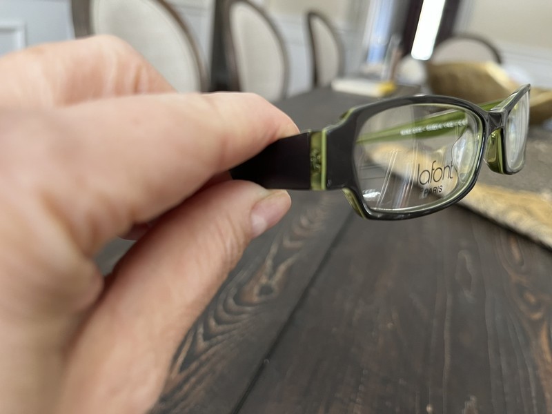 New Lafont Green Grey Rectangle Eyeglasses France Niki 203 50 14 142 Sold Out! gallery
