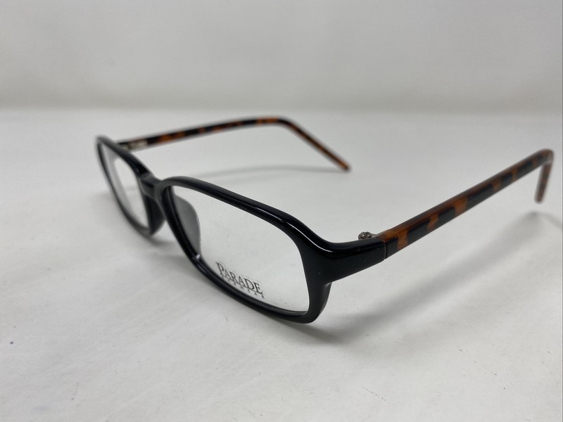 Parade Eyewear 1573 BLACK/TORTOISE 51-18-130 Full Rim Eyeglasses Frame R242 gallery