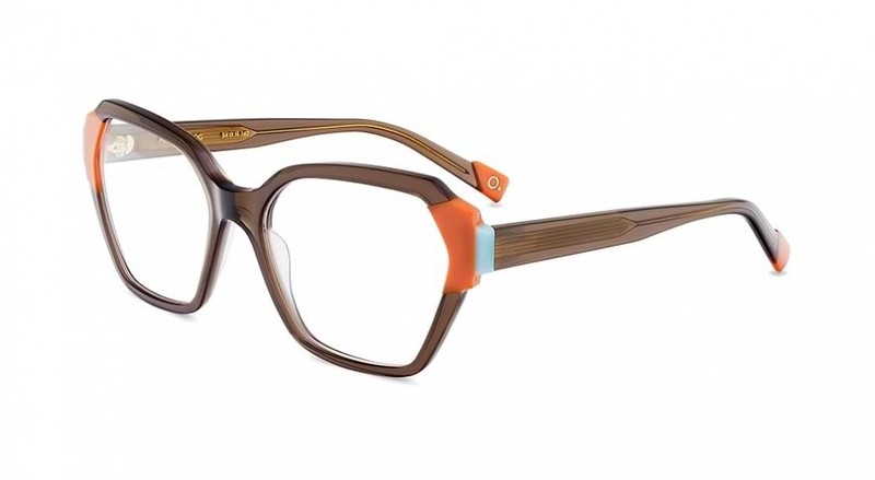 NEW Etnia Barcelona HERA Eyeglasses Brown Orange 100% AUTHENTIC