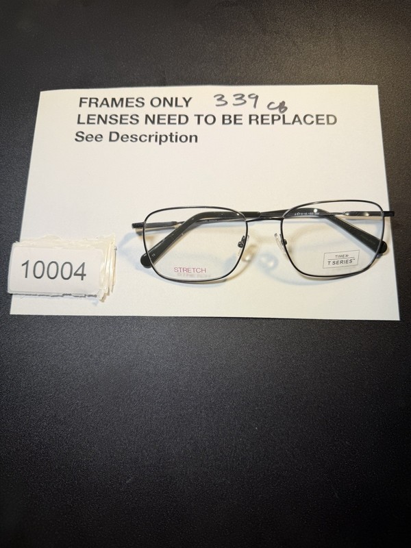 TIMEX 5:47PM NOS T-SERIES Gray Eyeglasses Frame 57 18-150 GM