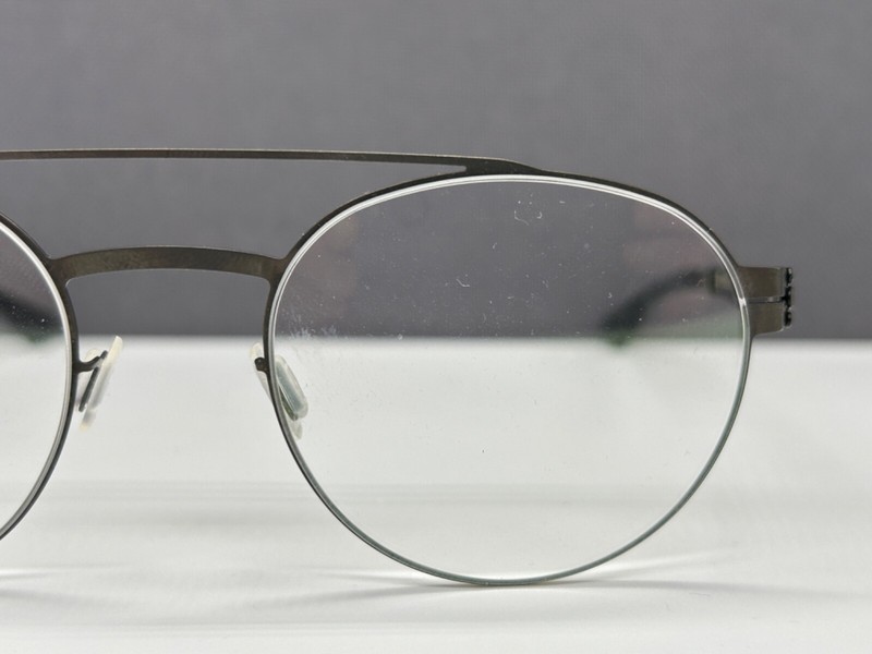 Ic Berlin Eyeglasses Frames Men Woman Round Gray Kreuzberg X Berg Panto NP:499€ gallery