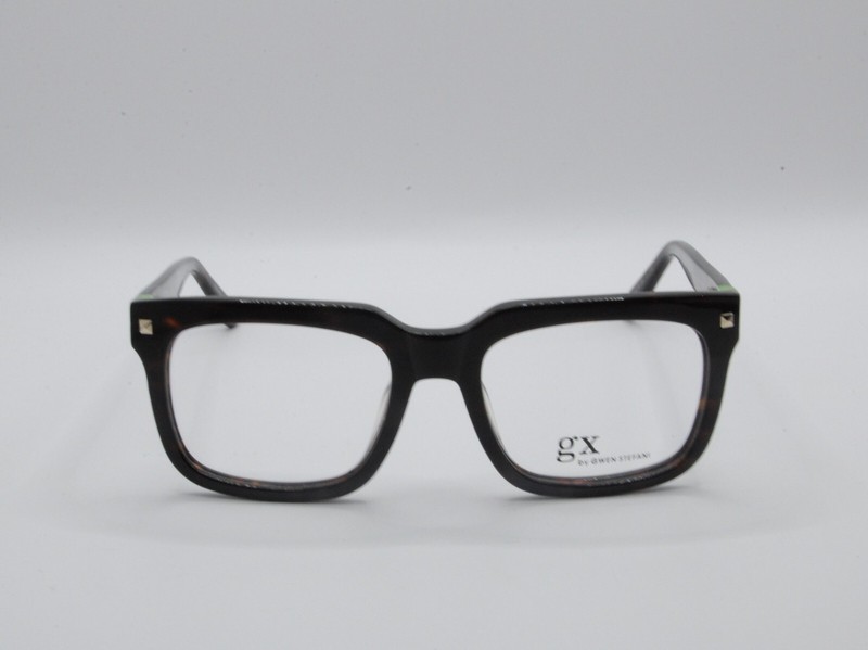 GX BY GWEN STEFANI GX027 SQUARE FULL RIM EYEGLASS FRAMES HAVANA 51-18-135 NEW