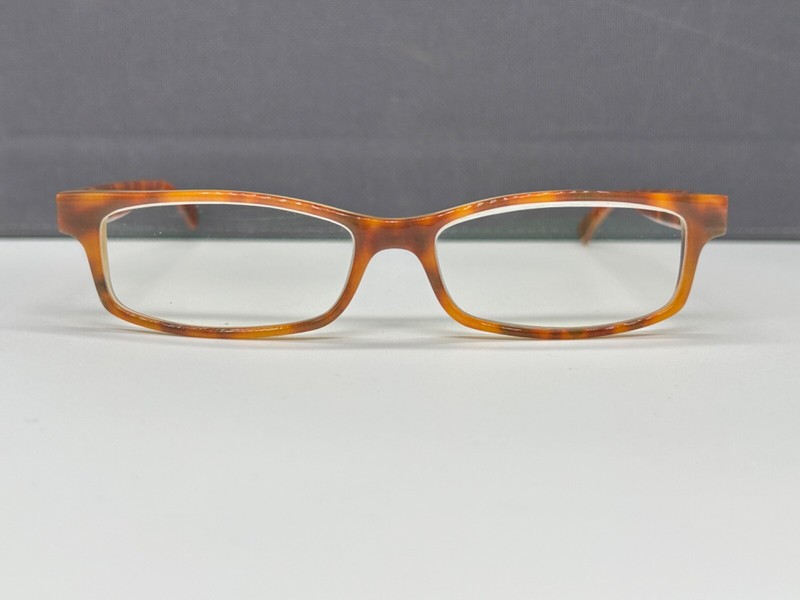 Wollenweber Horn Eyeglasses Frames woman men Brown Angular 3208 Kashmir Large Np gallery