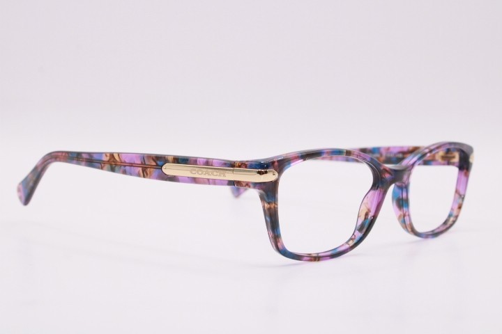 COACH HC 6065 5288 CONFETTI PURPLE GOLD AUTHENTIC FRAMES EYEGLASSES 51-17 K3 gallery