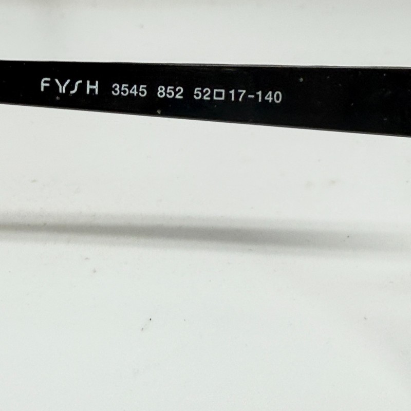 FYSH Eyeglasses Frames Purple 3545 852 52-17-140 Eyewear Frames Only H19075 gallery