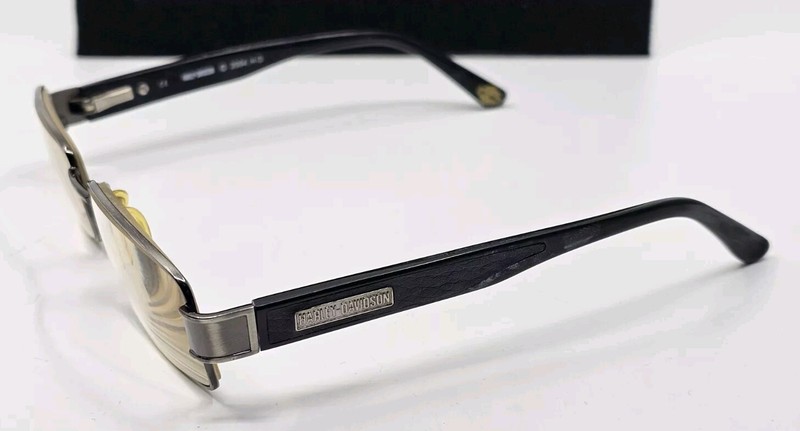 Harley Davidson HD 322 AGUN Gunmetal/Black 55 17 140 Eyeglasses FRAMES ONLY
