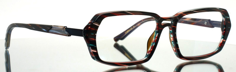 COCO AND BREEZY Admire 102 Multi-Colored Womens Eyeglasses 53-18-145 B:37 E gallery