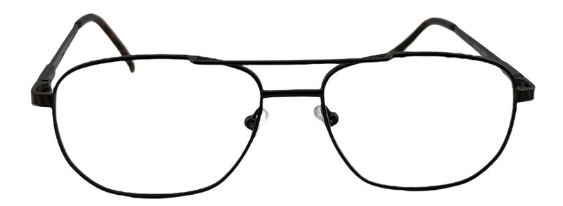 Jubilee Aviator Eyeglass Frames 55/16/145 Coffee Brown Metal #J5928