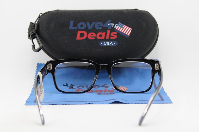 NEW RAY-BAN RB 5388 2034 BLACK AUTHENTIC EYEGLASSES 53-20 gallery
