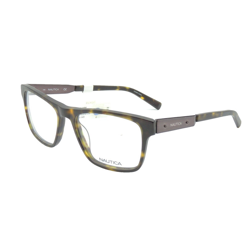 Nautica N8135 215 Matte Dark Tortoise Eyeglass Frame 55 18 145