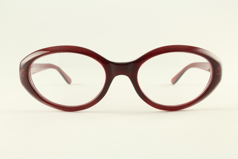Authentic Yves Saint Laurent YSL 6572 Y774 Transparent Red 53mm Glasses RX-able