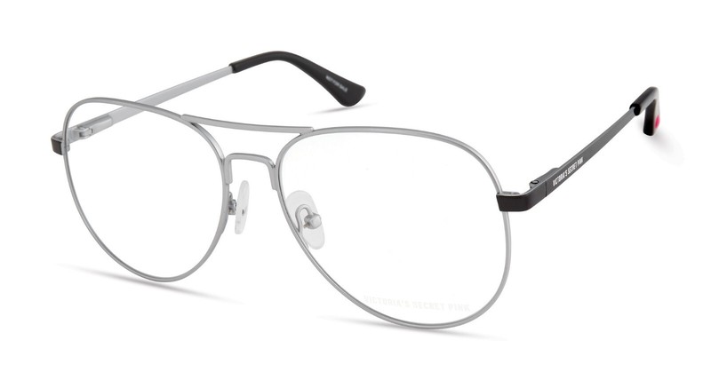 Victoria’s Secret PK5010 017 Silver Metal Aviator Eyeglasses Frame 55-15-135 PK