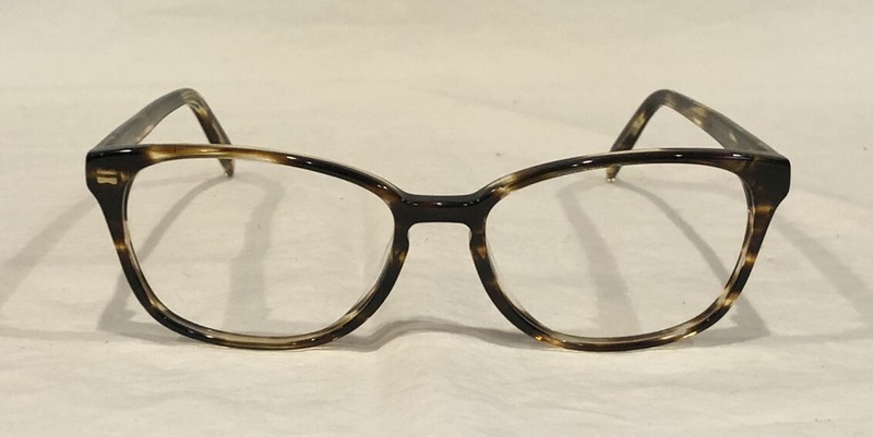 Warby Parker Striped Sassafras Glass Frames CLEMENS 256 54-16-142. Pre Owned
