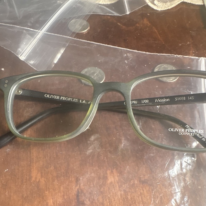 Oliver Peoples Maslon OV5274U 1703 Green Acetate Full Rim 51-18-145 gallery