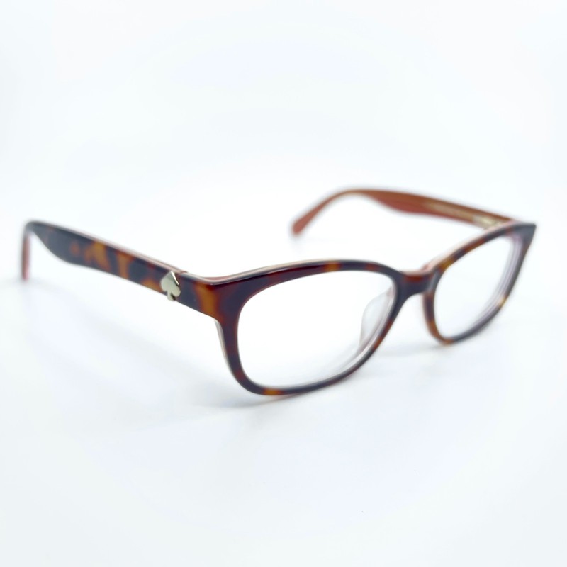 Kate Spade Brylie Pink Brown Tortoise Eyeglasses Frame 50-16-135 Fashion Eyewear