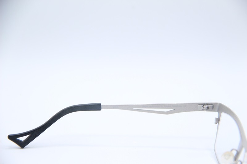 NEW THEO BELGIUM OPTIMIST 229 BLACK GUNMETAL AUTHENTIC FRAME EYEGLASSES 48-17 gallery