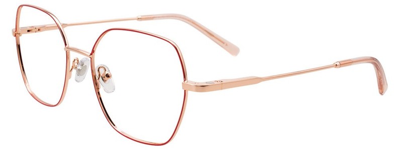 COOLCLIP CC857 Eyeglasses Eye Glasses 030 Red & Rose Gold Authentic New 53mm Uni