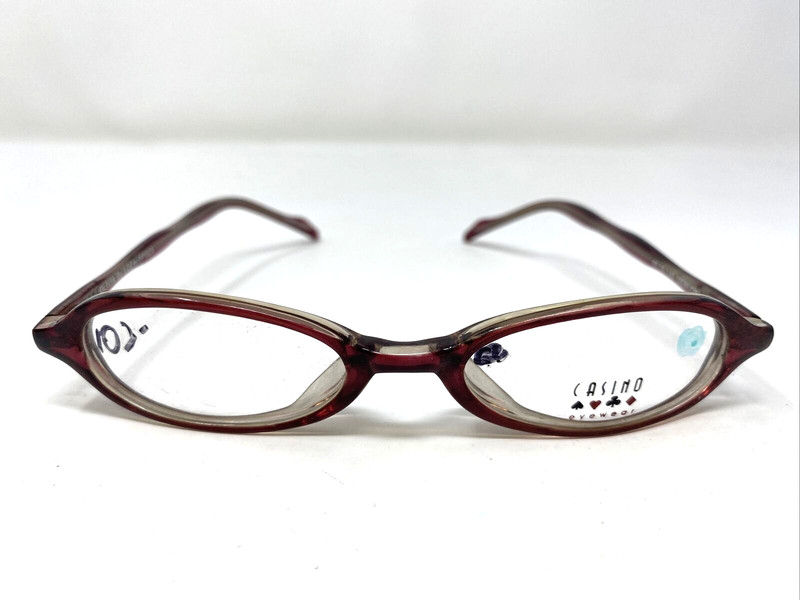 Casino Eyewear Olivia Merlot 48-16-145 Dark Red Full Rim Eyeglasses Frame HI26