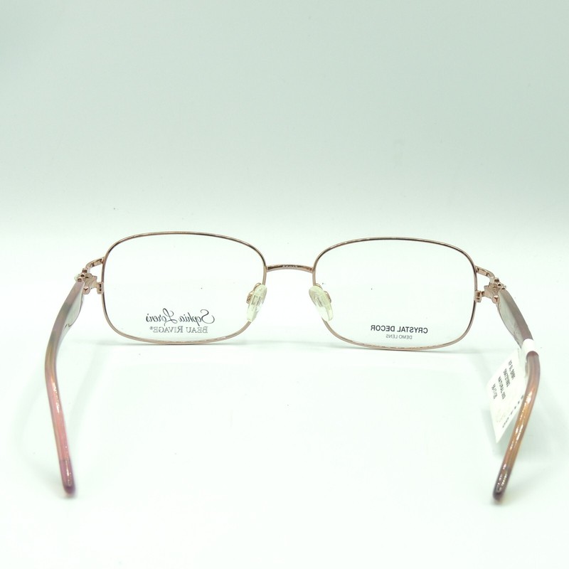 Sophia Loren BR81 Natural 003 Eyeglass Frame 56 17 135 gallery
