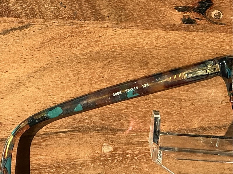 Michael Kors Brown Teal Blue Tortoise Rectangular Glasses MK4024 (Frames Only) gallery