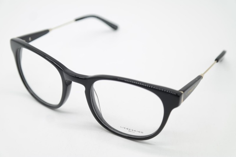 Glasses LIEBESKIND 11006 Black Gold Oval Eyeglass Frame Glasses New gallery
