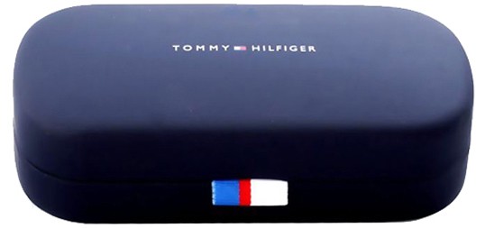 Tommy Hilfiger Men's Blue Rectangle Eyeglass Frames w Flex Hinges TH1909 0PJP 54 gallery