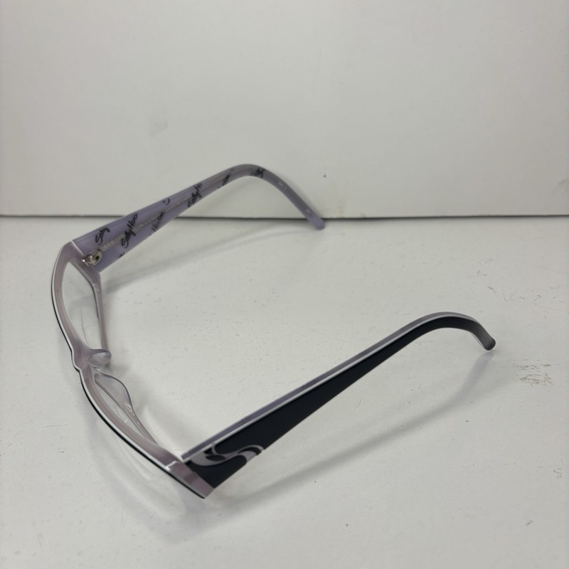 Sally Hansen SH2 Whon Black Purple Women’s Eyeglass Frames Only 52-16-135MM gallery