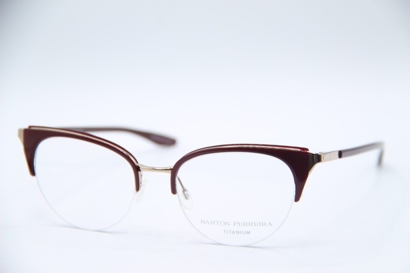 NEW BARTON PERREIRA CIRCE SCT/BRR VIOLET GOLD AUTHENTIC FRAMES EYEGLASSES 52-19