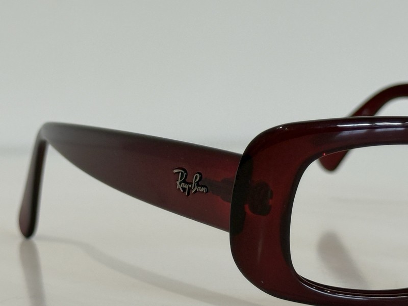 Ray Ban RB 4122 735/8G Rectangle Burgundy Red Sunglasses 3N Frame Only gallery