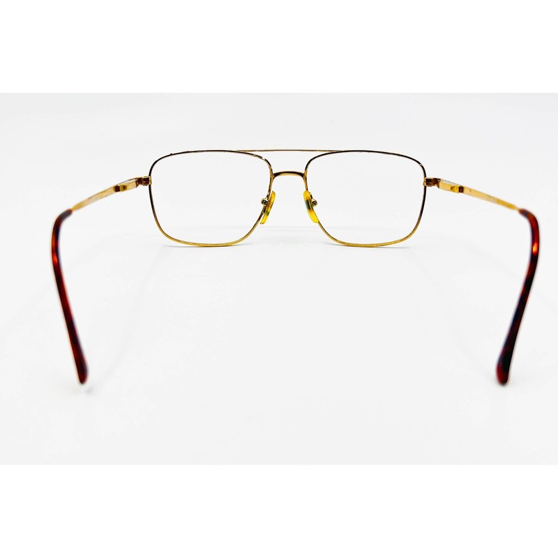 Capri Olive Eyeglasses Mens Gold Aviator Double Bridge 56-19-140 gallery