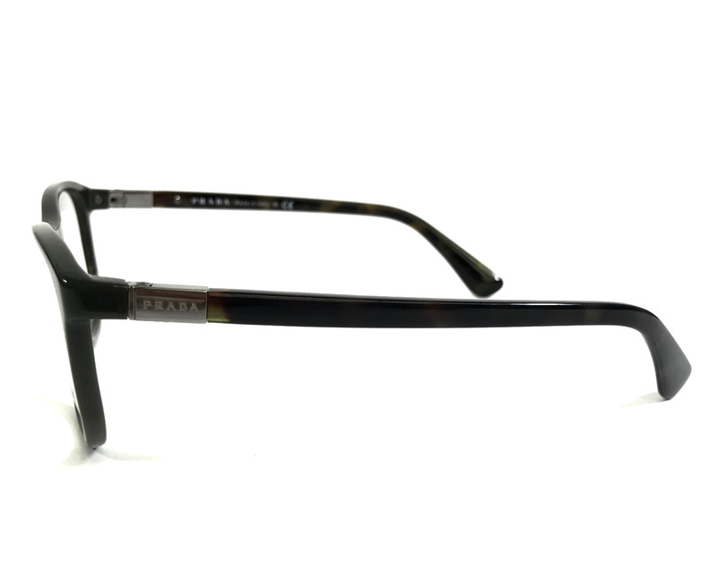 Prada Eyeglasses Frames VPR29S UF8-1O1 Havana Brown Green Tortoise 54-19-140 gallery