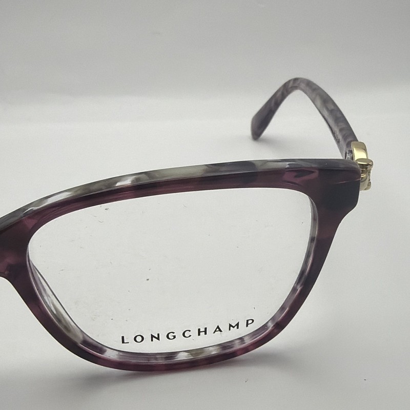 Longchamp LO2631 52/15 140 Purple Plastic Cat Eye Full Rim Eyeglass Frames 5109 gallery