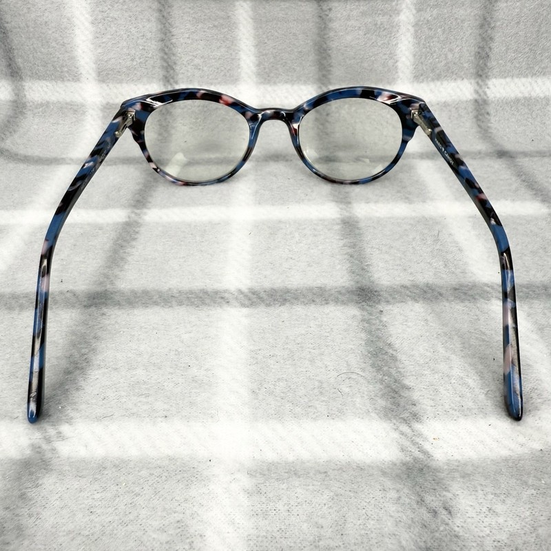 Hard Candy Eyeglasses Round HC26 TTBLU Blue Black Pink Tortoise 48-21 140 gallery