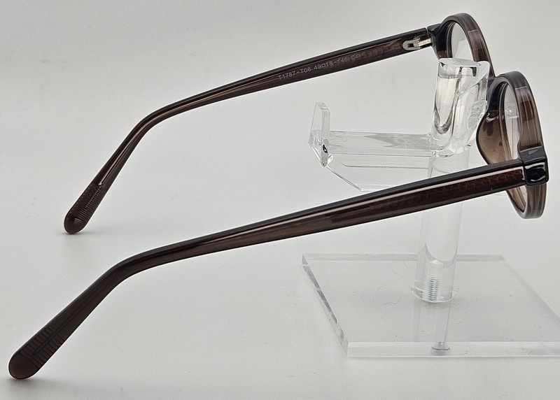TUN T1787 T06 Oval Eyeglasses 49-18-146 Brown Women Frames K4 gallery