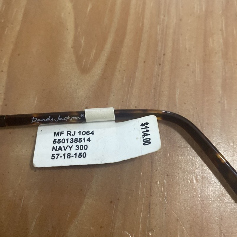 Randy Jackson RJ 1064 300 Navy Extended Fit Eyeglass Frames 57 18 150 (B19) gallery
