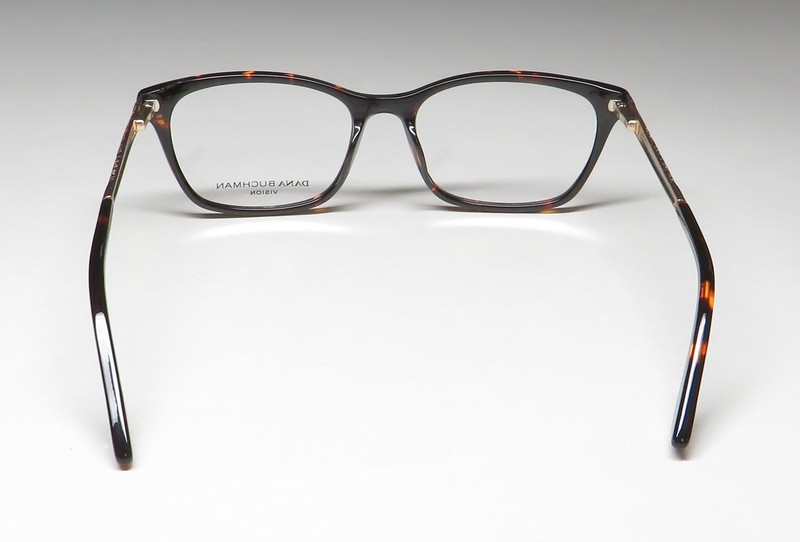 NEW DANA BUCHMAN COBY EYEGLASS FRAME SQUARE FULL-RIM PLASTIC TORTOISE HV gallery