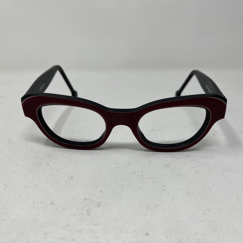 L.A. EYEWORKS BILLIE 337M RED BLACK EYEGLASSES SU99