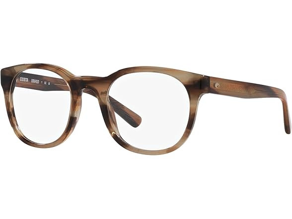 Costa Del Mar Mariana Trench 410 51mm Brown Round Eyeglass Frames NEW 6A2006 gallery
