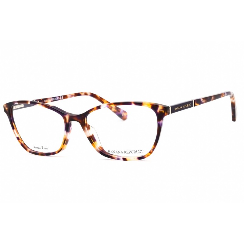Banana Republic Women’s Eyeglasses 51mm Brown Violet Havana Frame BREE 0DEX 00